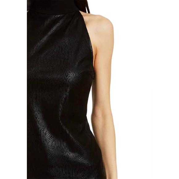 NEW DREW pierson sleeveless mock top in black - Picture 2 of 2